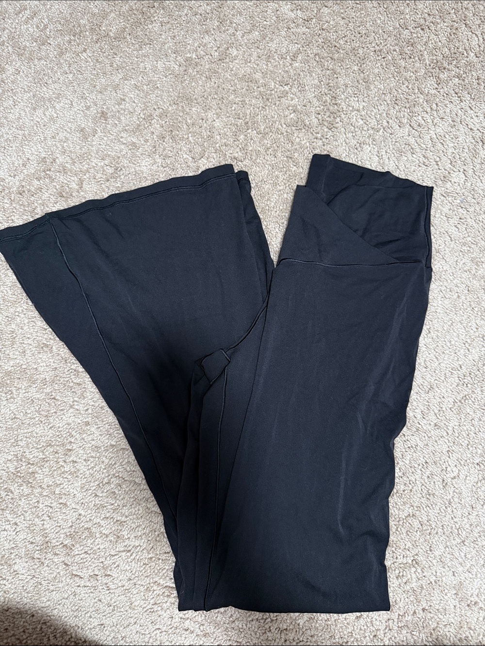 aerie Black High-Waist Wide-Leg Leggings